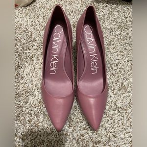 Calvin Klein pumps heels Rose mauve 8 new